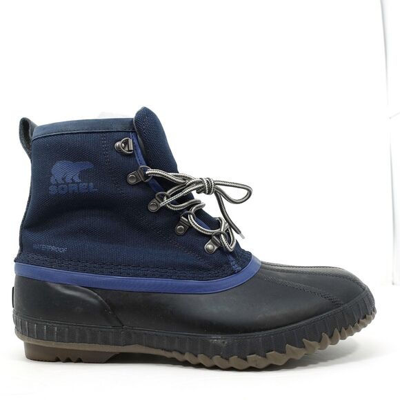 Mens navy duck boots hotsell
